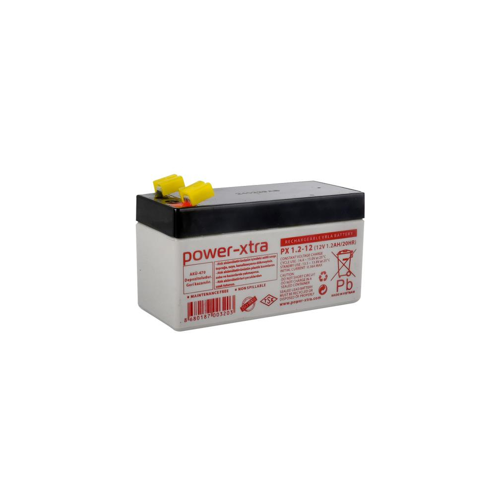 PX 1.2-12 (12V 1.2AH/20HR) KURU AKÜ POWER-XTRA