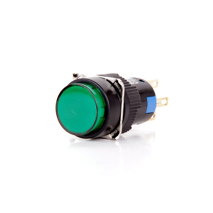K16-291RD 16MM KUM. BUTONU YAYLI YEŞİL