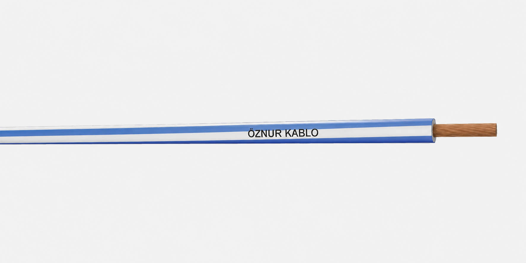 0,75MM NYAF KABLO (H05V-K) | MAVİ - BEYAZ