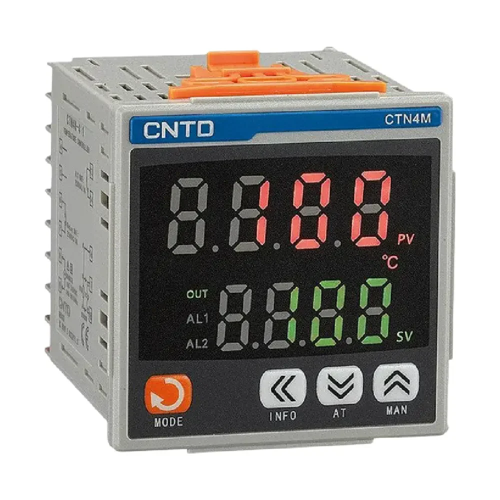 CTN4M-462 72X72MM 100-240VAC RÖLE+SSR SICAKLIK KONTROL CİHAZI CNTD