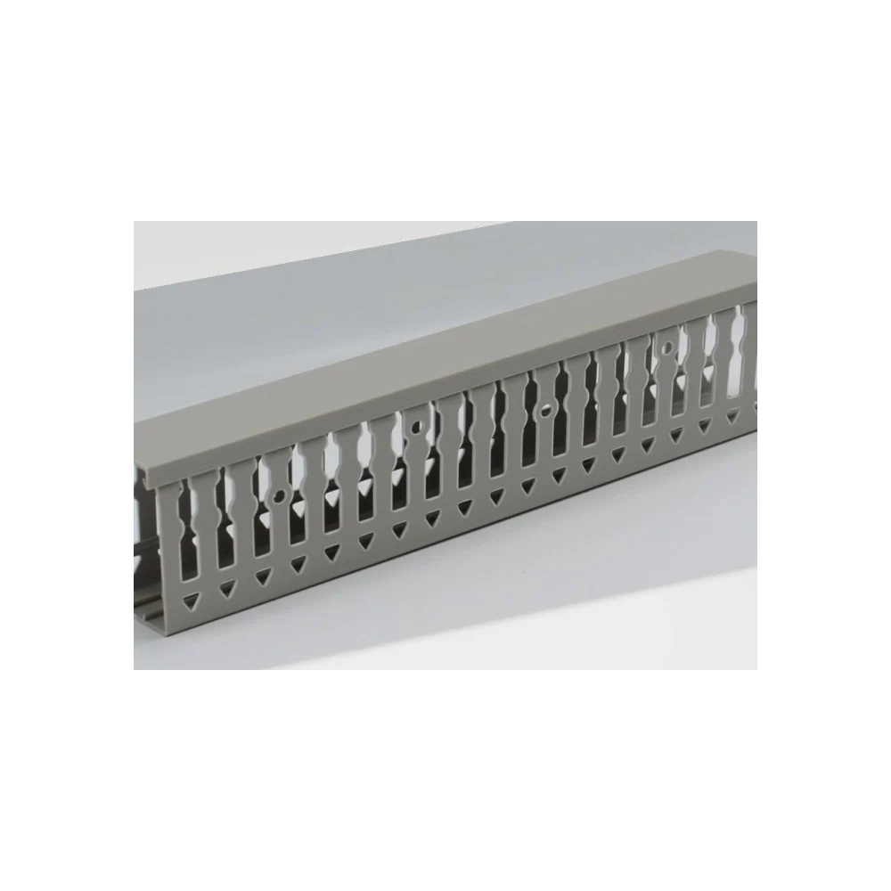 CWD 6060G 60X60MM 6MM RAL 7030 GRİ DELİKLİ KABLO KANALI ÇETİNKAYA PANO