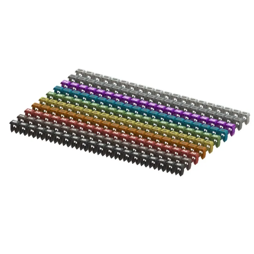 KE 1 (W) 0,75-1,5MM² SARI AÇIK TİP İLETKEN ETİKETİ KLEMSAN
