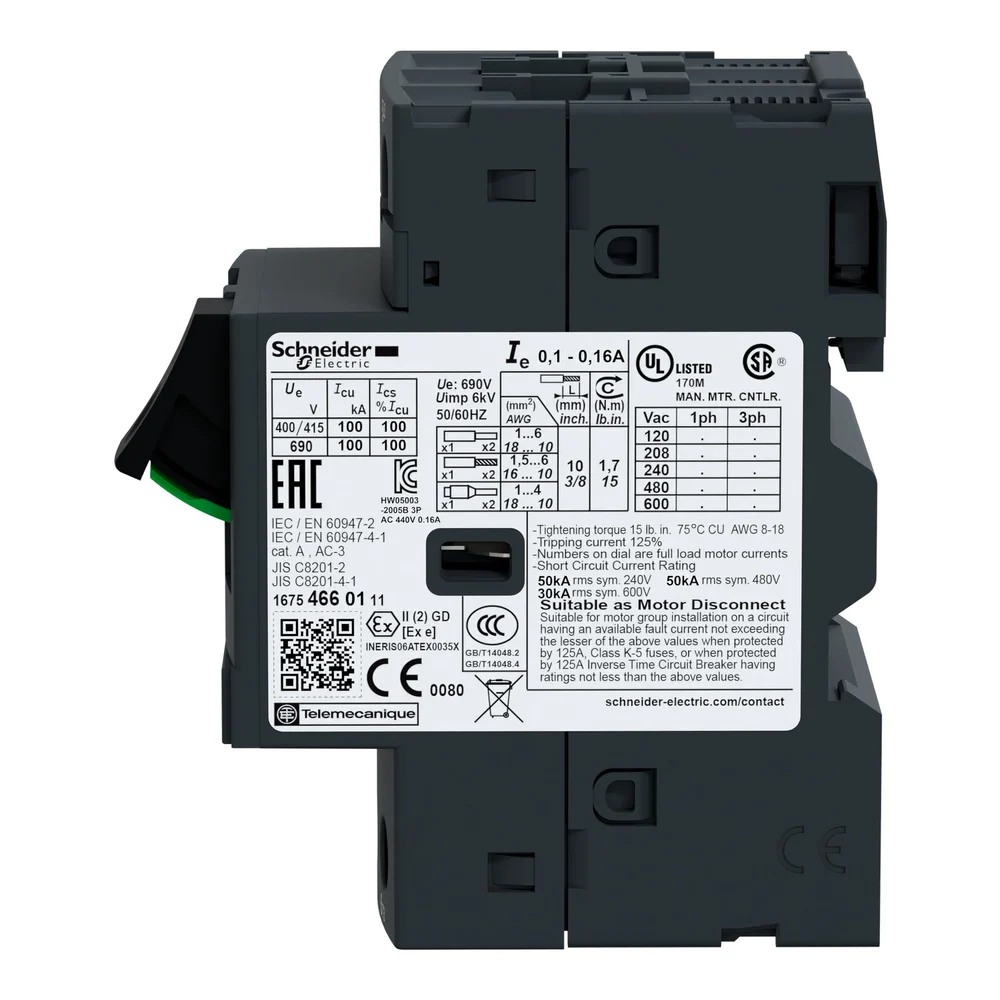 GV2ME08-2,5-4A MOTOR KORUMA ŞALTERİ SCHNEİDER