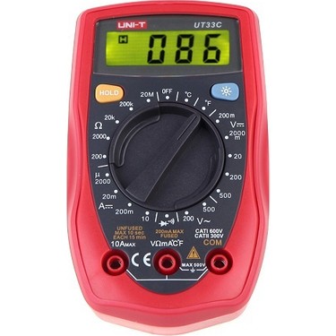 DİJİTAL MULTİMETRE UT-33C+