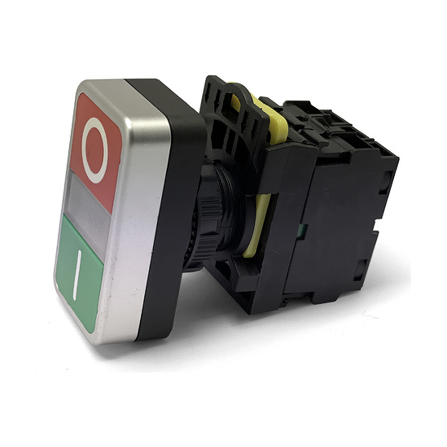 EW-55-11RL 1NO+1NC 220V AC LEDLİ YEŞİL-KIRMIZI İKİZ BUTON EUROWEST