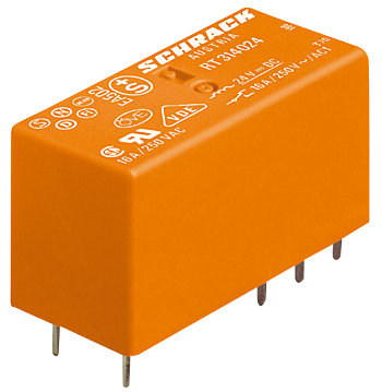 RT 424024 024 VDC 2 C/O 08A PCB RÖLE