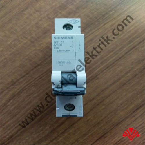 5SL6106-6YA 1X6A B TİPİ W OTOMAT SİEMENS