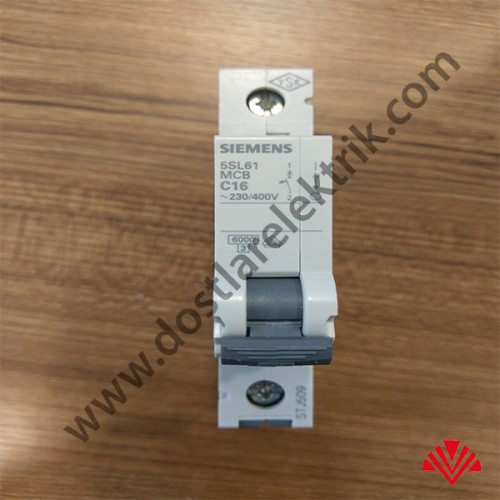 5SL6116-7A 1X16A C TİPİ W OTOMAT SİEMENS