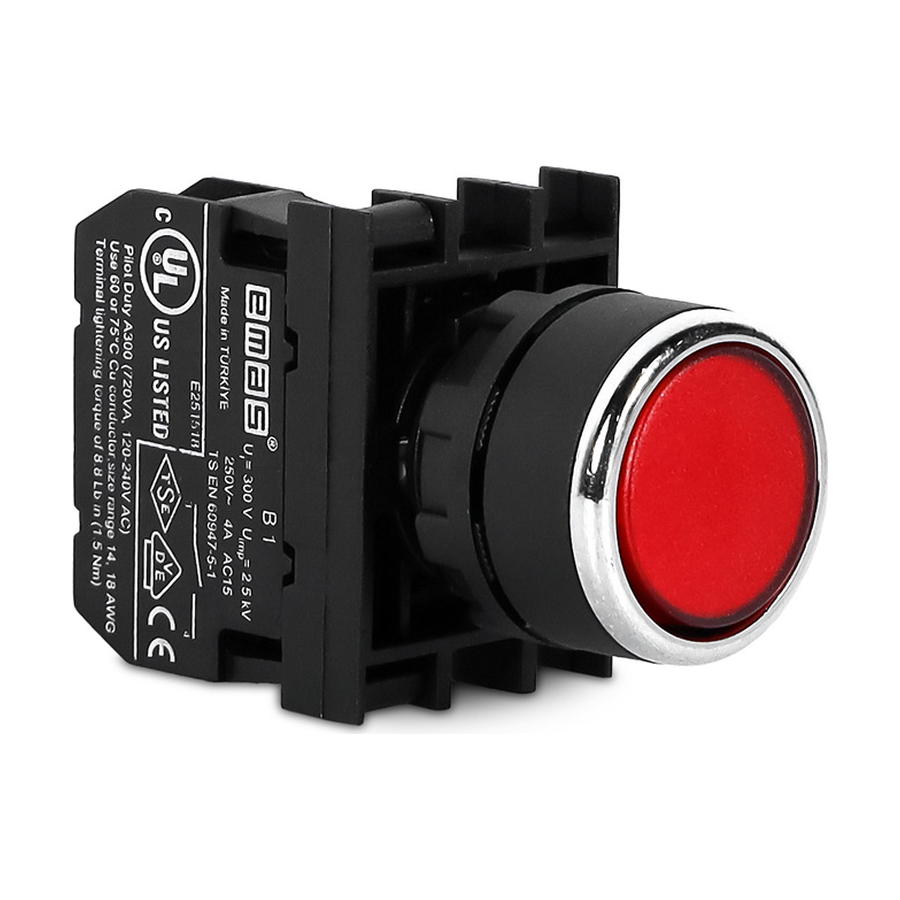 B100DK KIRMIZI BUTON EMAS